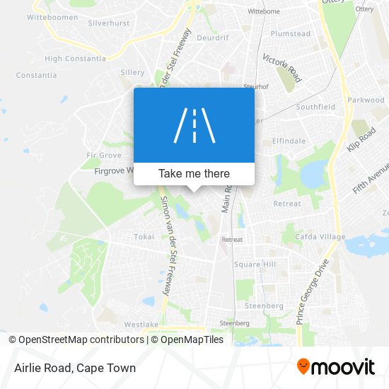 Airlie Road map