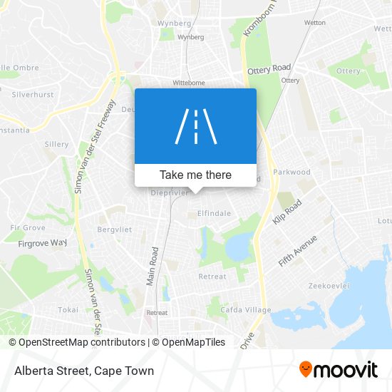 Alberta Street map