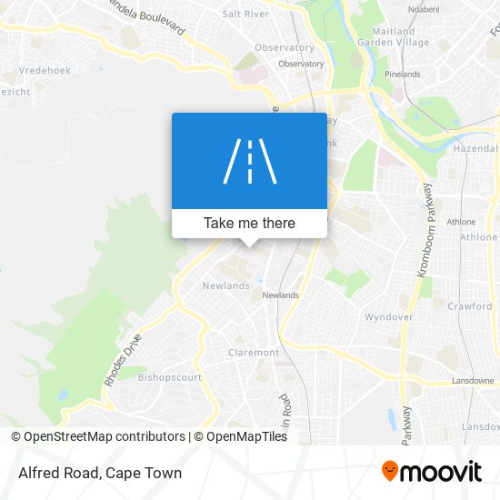 Alfred Road map