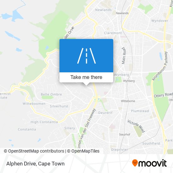 Alphen Drive map