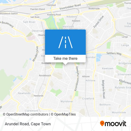 Arundel Road map