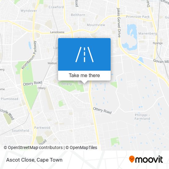 Ascot Close map