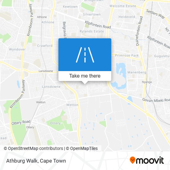 Athburg Walk map