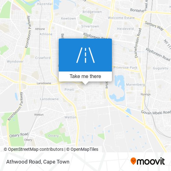 Athwood Road map