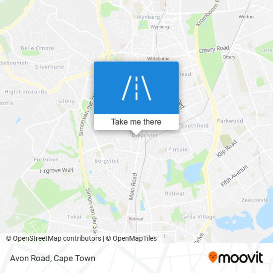 Avon Road map