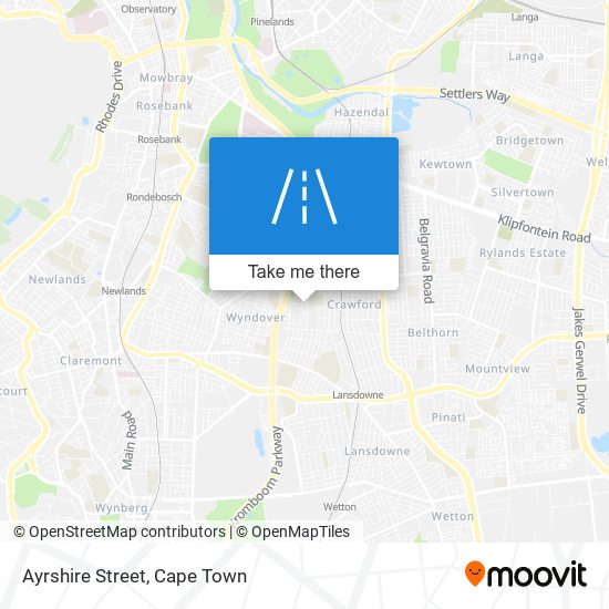 Ayrshire Street map