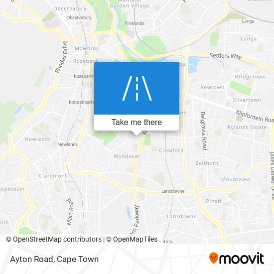 Ayton Road map