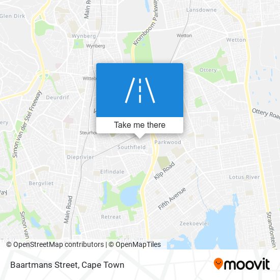 Baartmans Street map