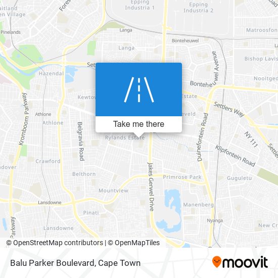 Balu Parker Boulevard map