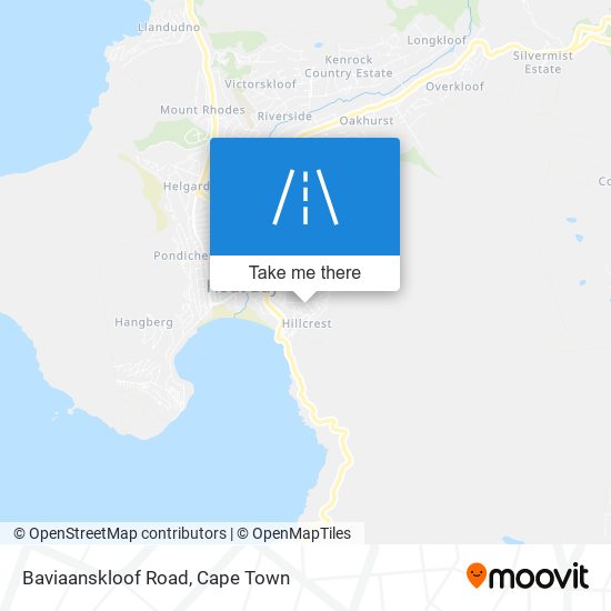 Baviaanskloof Road map