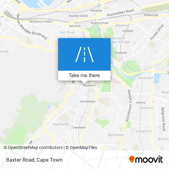 Baxter Road map