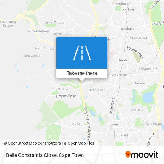 Belle Constantia Close map