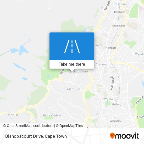 Bishopscourt Drive map