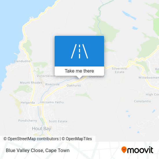Blue Valley Close map