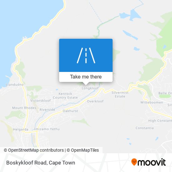 Boskykloof Road map