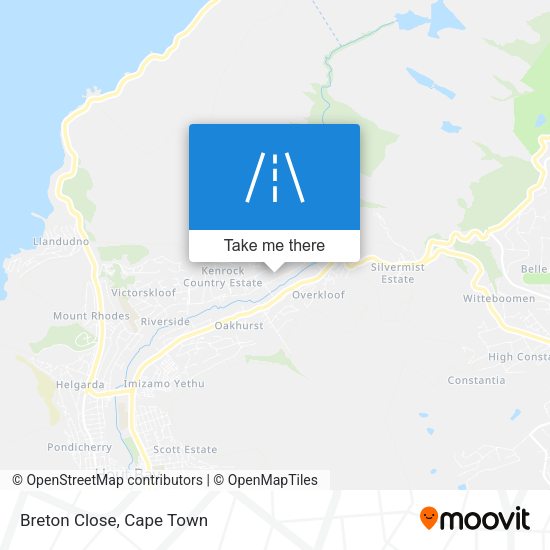Breton Close map