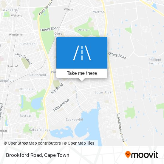 Brookford Road map