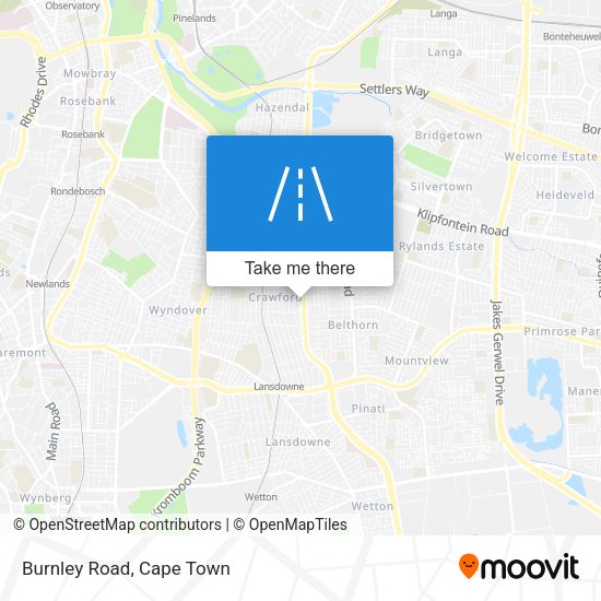 Burnley Road map