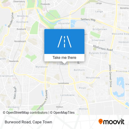 Burwood Road map