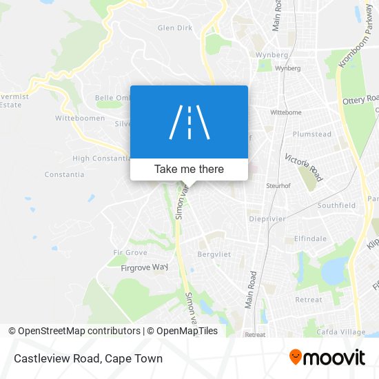 Castleview Road map