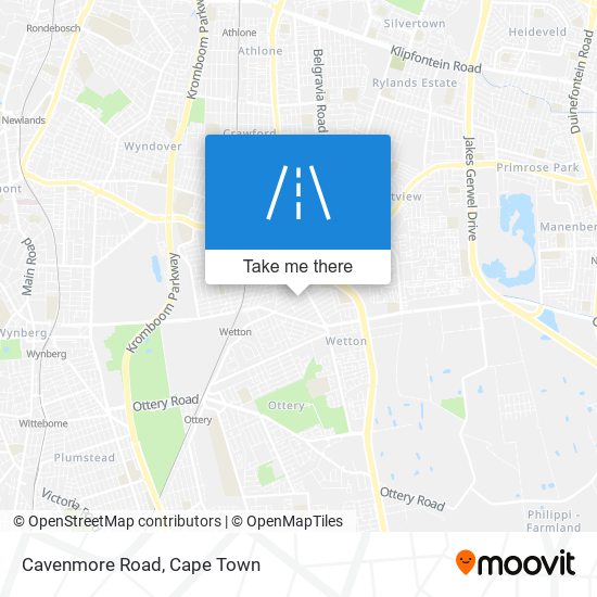 Cavenmore Road map