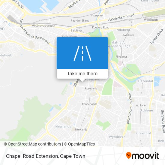 Chapel Road Extension map