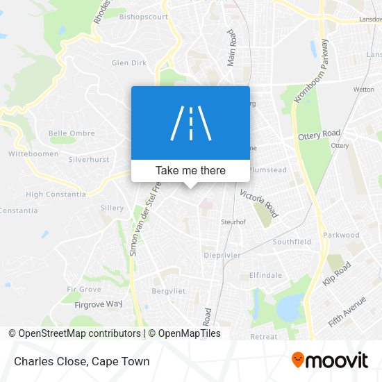 Charles Close map
