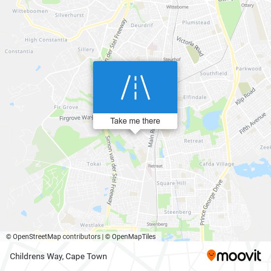 Childrens Way map