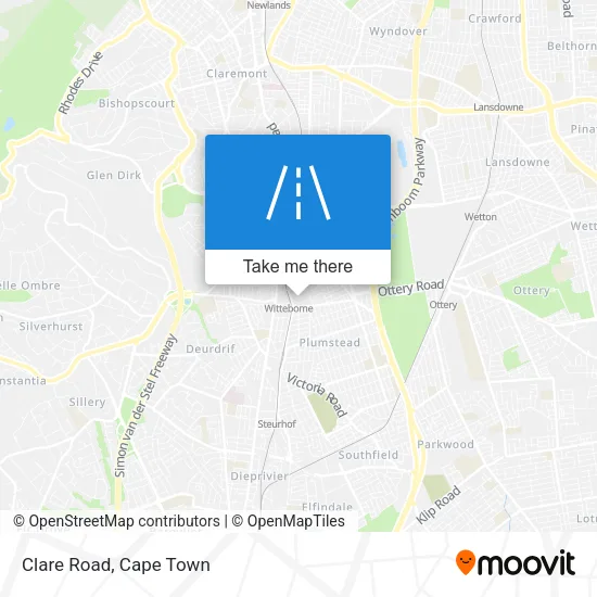 Clare Road map