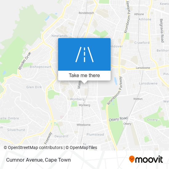 Cumnor Avenue map