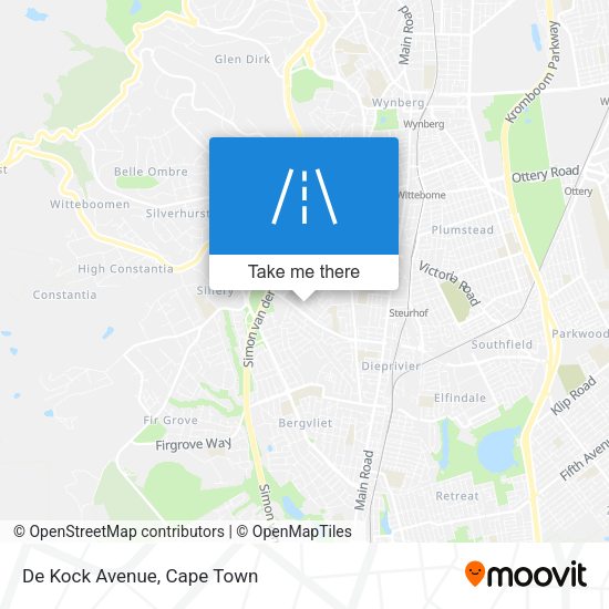 De Kock Avenue map