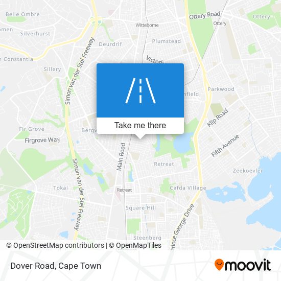 Dover Road map