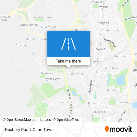 Duxbury Road map