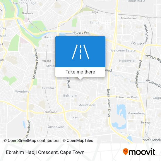 Ebrahim Hadji Crescent map