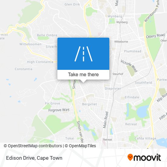 Edison Drive map