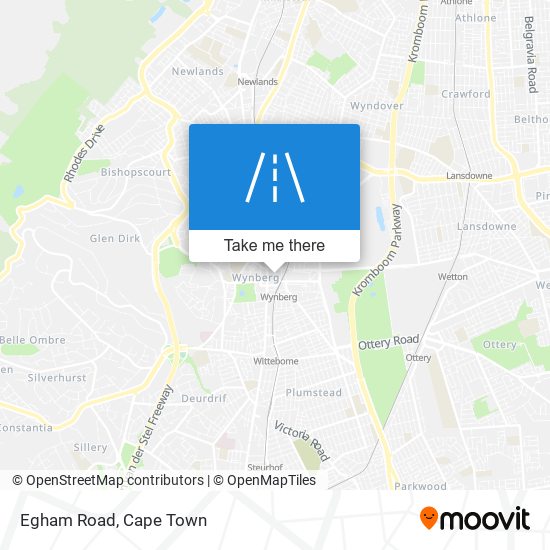 Egham Road map