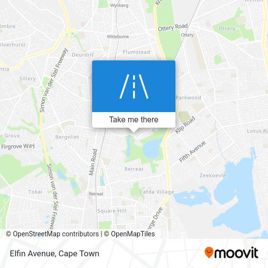 Elfin Avenue map