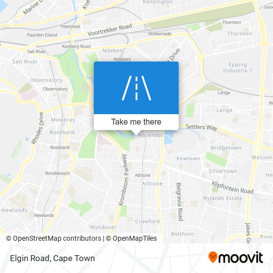 Elgin Road map