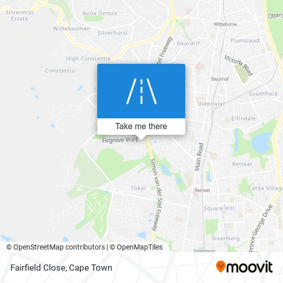 Fairfield Close map