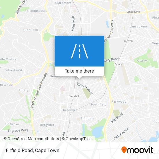 Firfield Road map