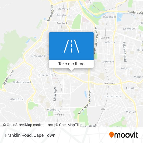 Franklin Road map