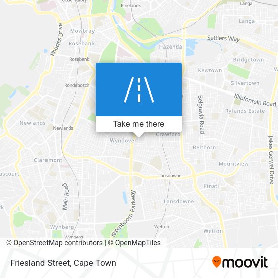 Friesland Street map