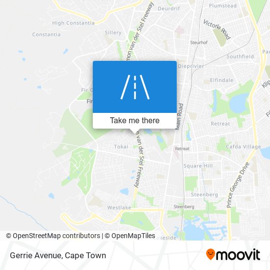 Gerrie Avenue map