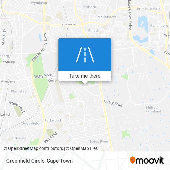 Greenfield Circle map