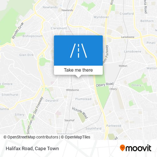 Halifax Road map