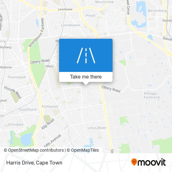 Harris Drive map