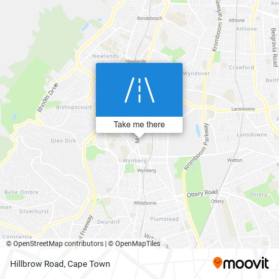 Hillbrow Road map