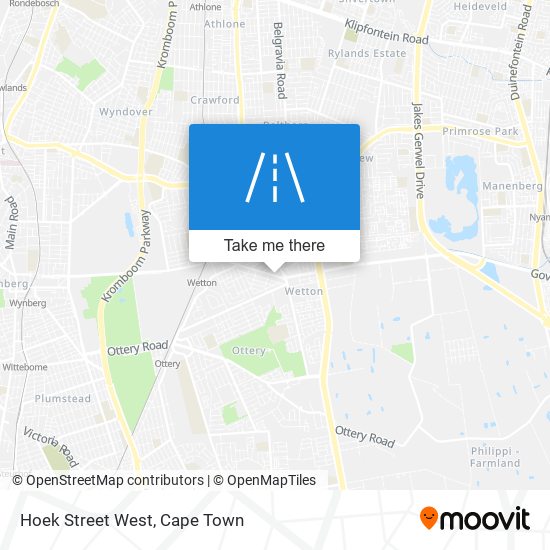 Hoek Street West map