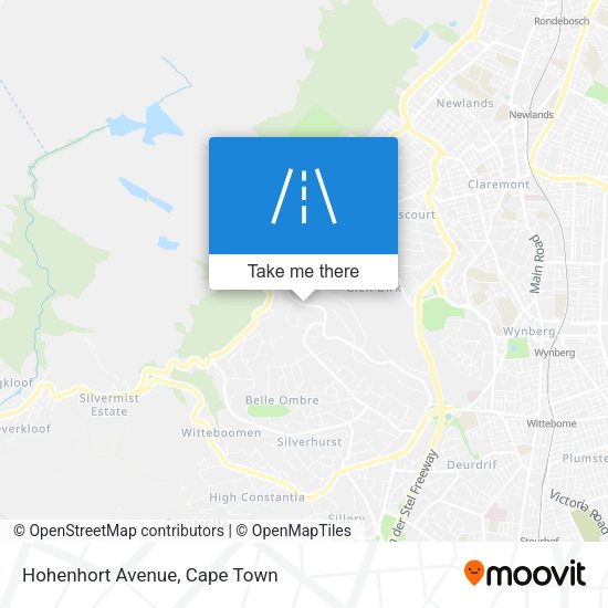 Hohenhort Avenue map