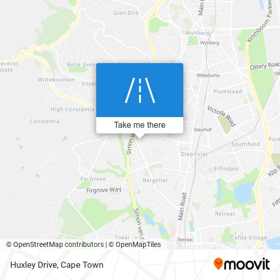 Huxley Drive map